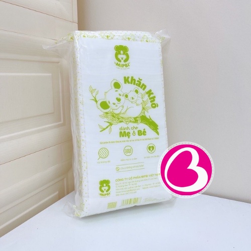 Khăn vải khô đa năng cao cấp Mipbi 600gram cho mẹ và bé