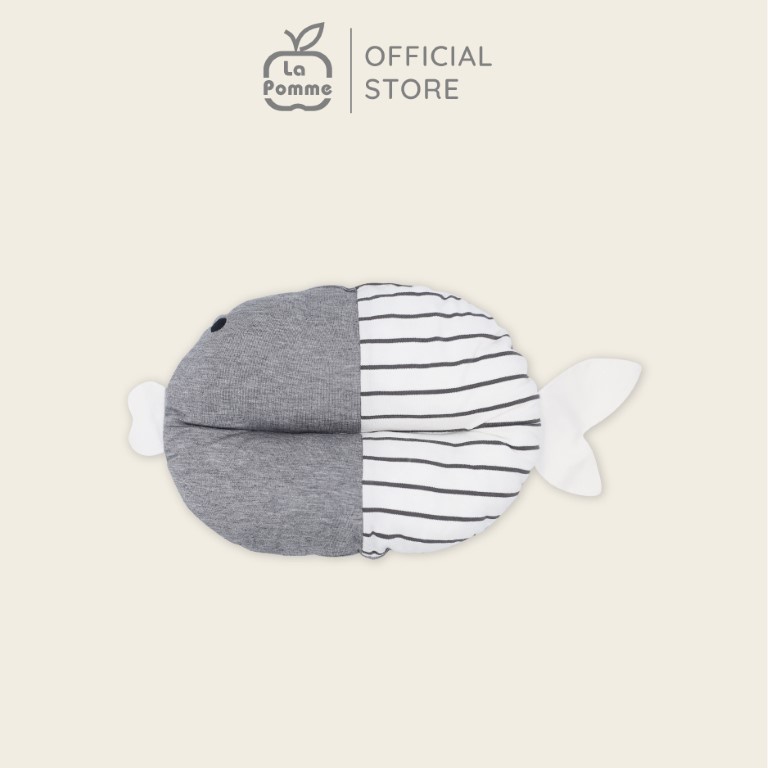 Gối sơ sinh nhân đôi vỏ gối La Pomme Baby Fish