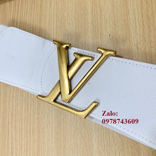 Đai váy nịt đầm L caro - hoa bản to 7.5cm