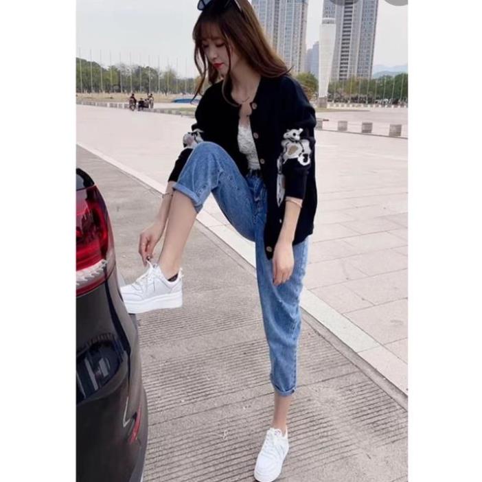 Quần bò baggy nữ quần jean baggy nữ quần jeans nữ cạp cao 3 size S M L hot nhất 2022 SKShop22 | BigBuy360 - bigbuy360.vn