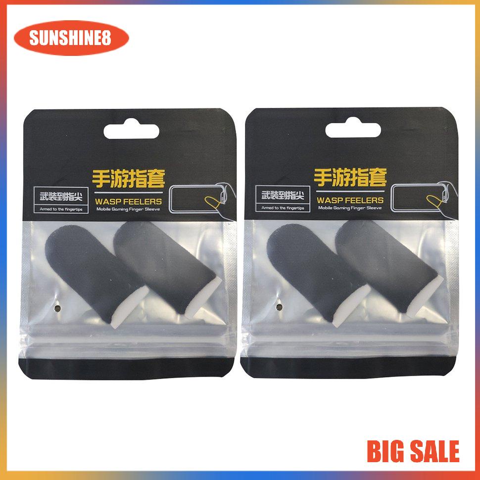 Set 2 bọc ngón tay chơi game bằng sợi carbon chống trượt độ nhạy cao