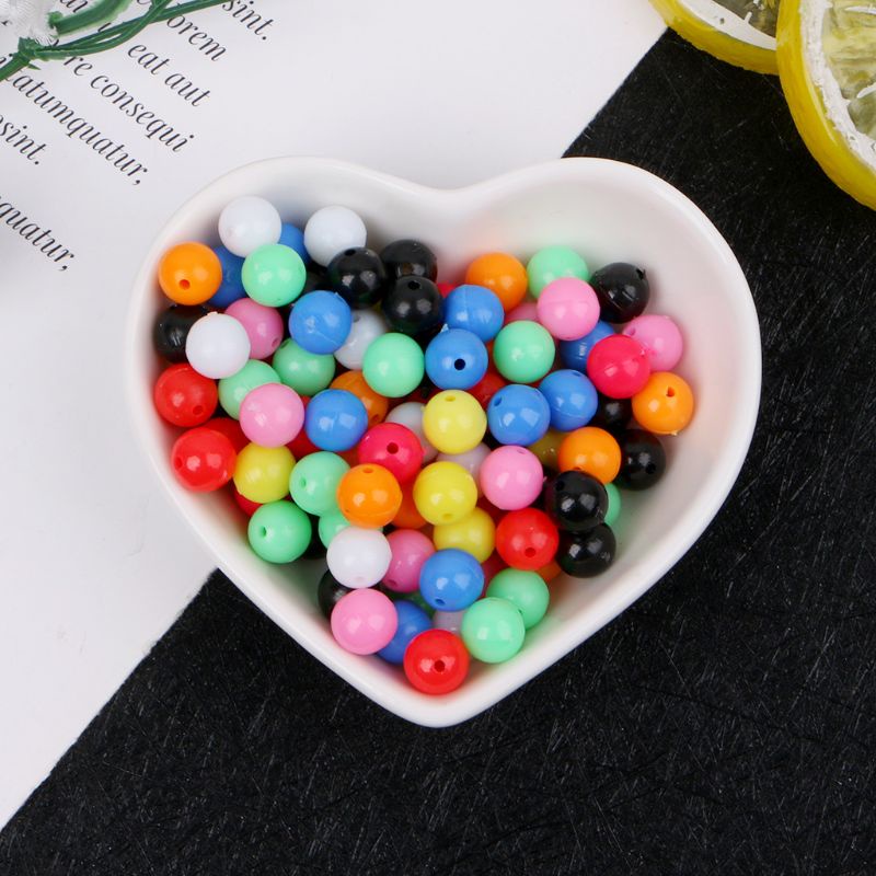 100 Phao Nổi Tròn 6mm 8mm Cho Câu Cá Tiện Dụng