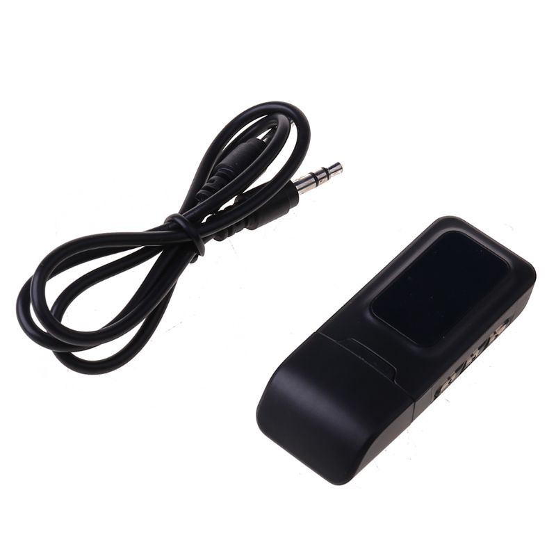 Thiết Bị Thu Phát Âm Thanh Bluetooth 5.0 Có Màn Hình Lcd Với Giắc Cắm 3.5mm