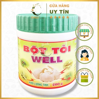 Bột Tỏi Well 200g xua đuổi côn trùng, sâu, bọ trĩ, rệp, nhện an toàn với con người và môi trường