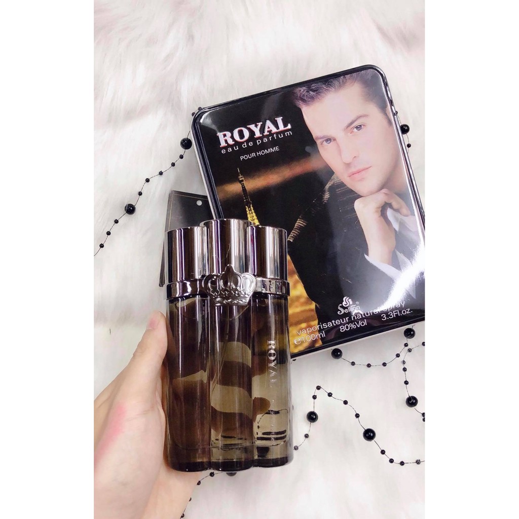 Nước hoa nam Royal eau de parfum hộp thiếc 100ml giá sỉ lẻ