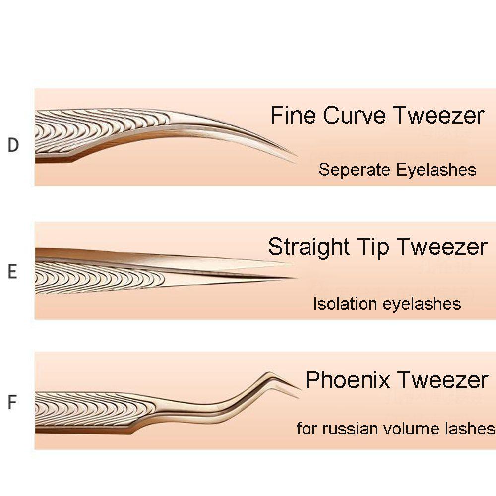 Nhíp Nối Mi Mi MIH Bằng Thép Không Gỉ Thiết Kế Cong / Thẳng Độc Đáo Mới