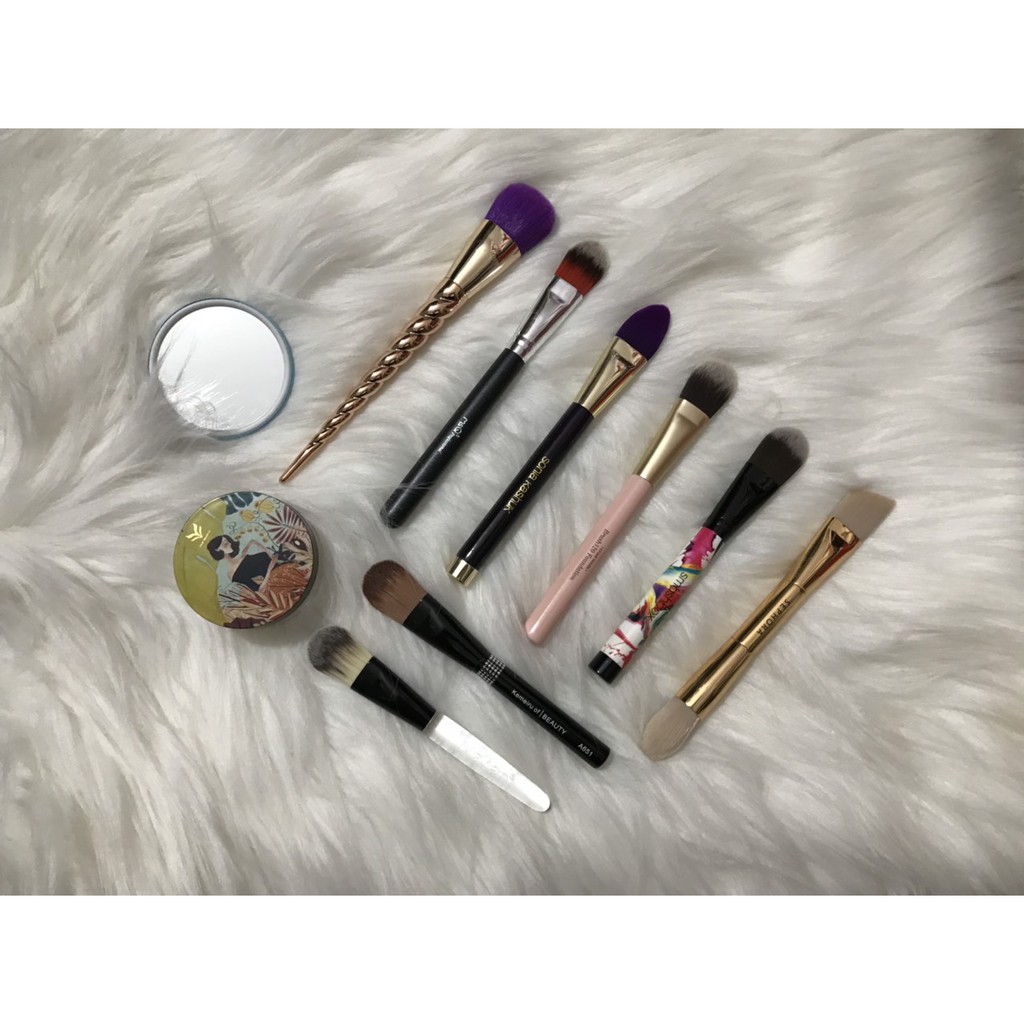 Tổng Hợp Nhiều Mẫu Cọ Nền Dẹt (Smashbox/MSQ/Etude House/