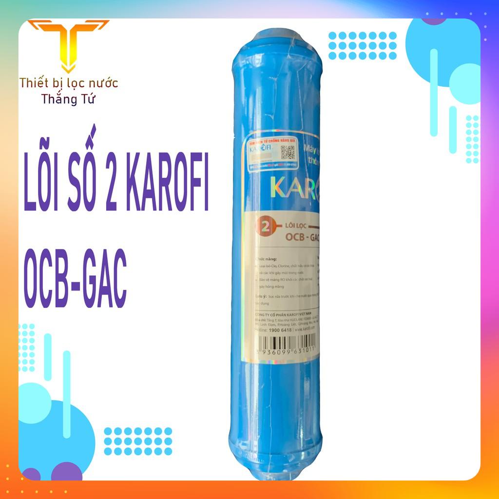 Lõi lọc nước KAROFI, lõi số 2 OCB-GAC, dùng cho model máy N-e118, N-e119/U, N-e119/A, N-e239, N7RO, E8RO, E9RO