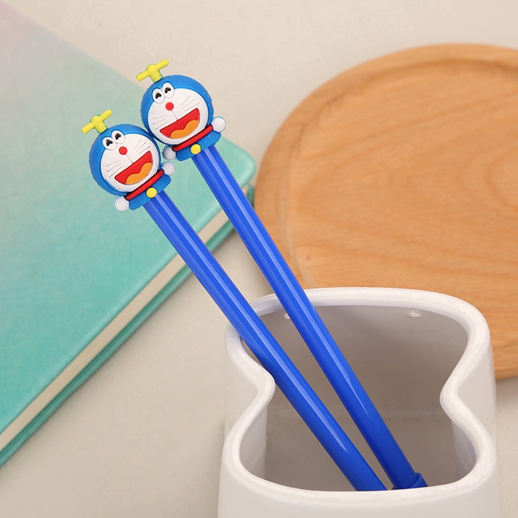 Jingle Cat Creative Anime Gel Pen 0.5mm Mực đen Sinh viên Văn phòng phẩm Đồ dùng văn phòng