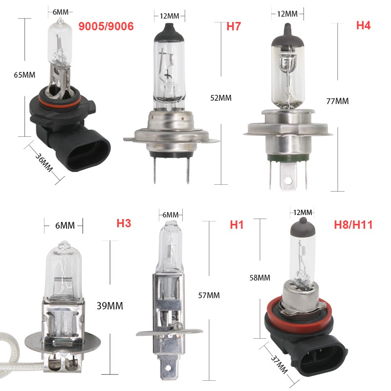 LYMOYO Bóng Đèn LED T1 H3 H4 H11 H8 H7 9005 9006 Hb3 Hb4 12V 100W 4300k Cho Xe Hơi