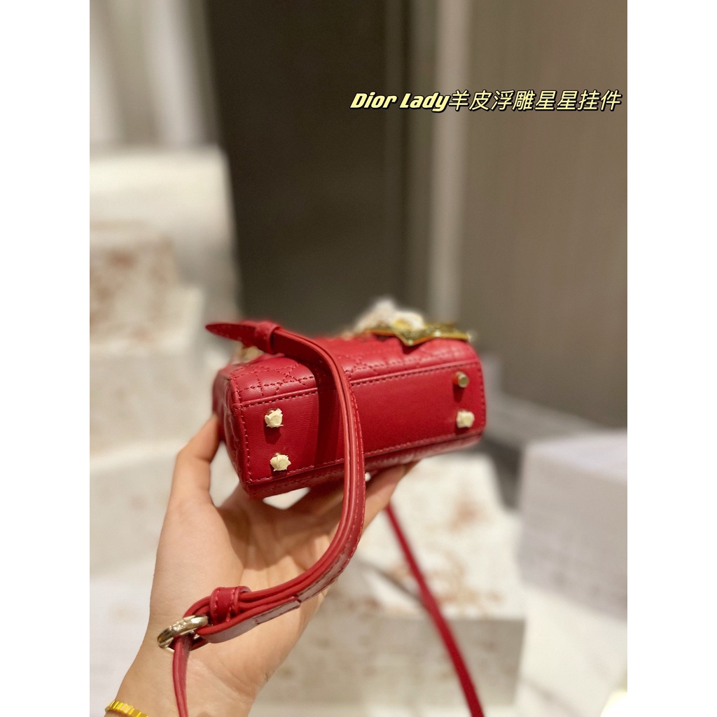 Túi Đeo Chéo DIOR Thêu Chữ Thời Trang Cho Nữ