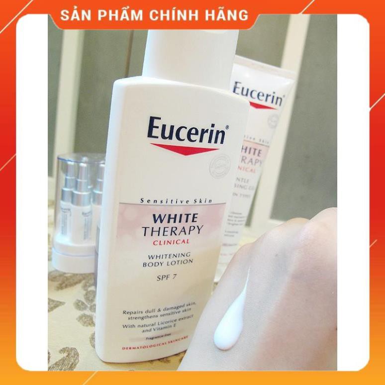 Chính Hãng_ (CHÍNH HÃNG) EUCERIN WHITE THERAPY BODY LOTION SPF7 - 63044 - Sữa dưỡng thể trắng da _NT Da Liễu 24H