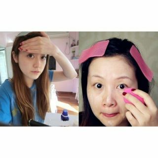 Sét 2 miếng dán tóc khi trang điểm rửa mặt