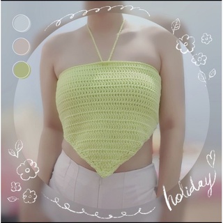 Áo Yếm, croptop  đan móc handmade