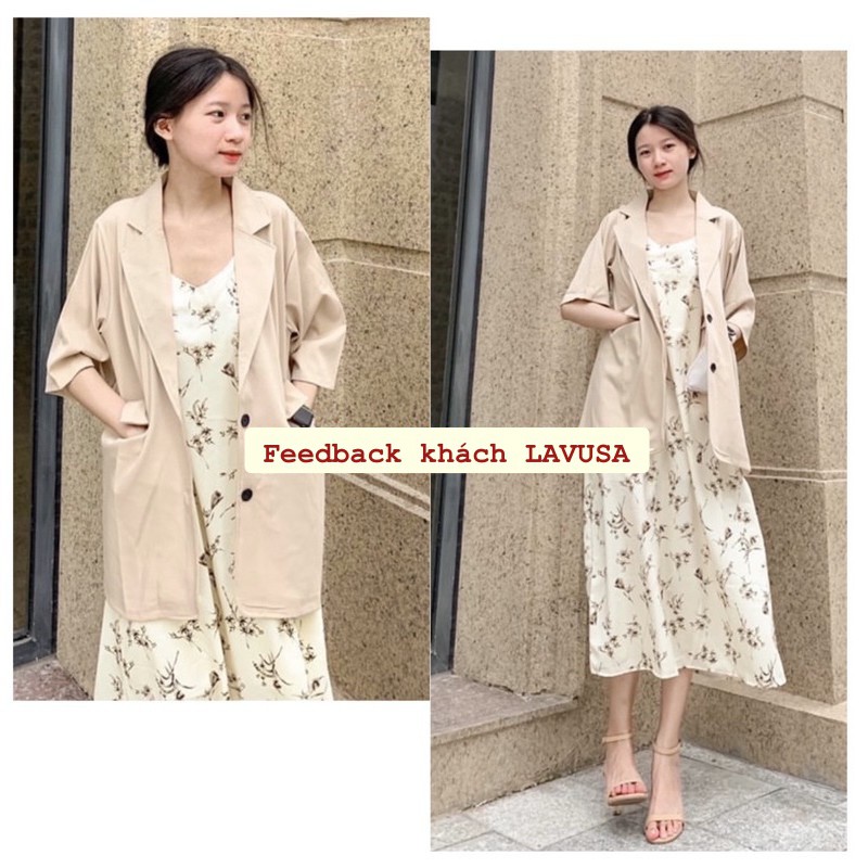 Áo Blazer Tay Ngắn Một Lớp 🌺FREESHIP🌺 Áo Vest Khoác Ngoài Ulzzang Style LAVUSA | WebRaoVat - webraovat.net.vn