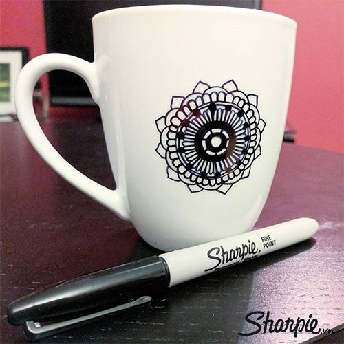 Bút lông dầu vẽ trên mọi chất liệu Sharpie Fine Point - Lime Green (Xanh lá mạ)