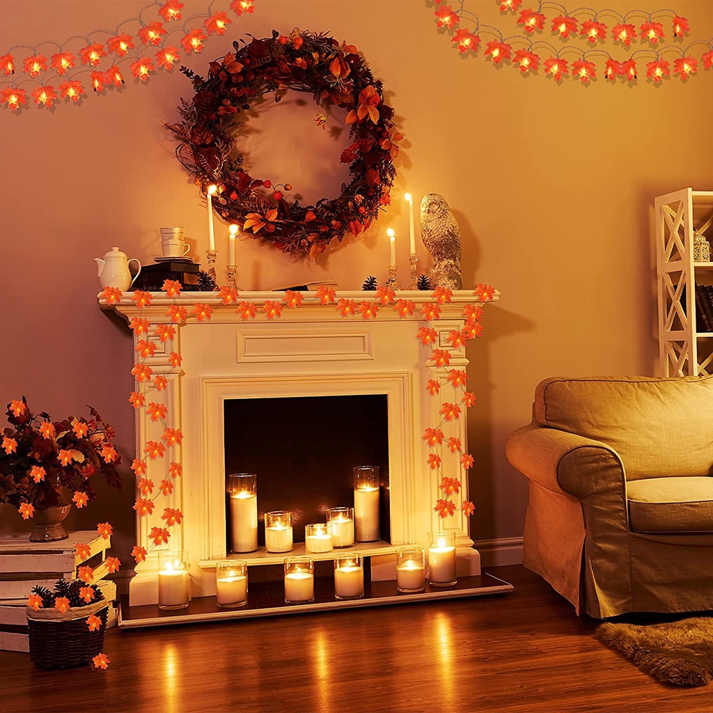 Dây Đèn led Trang Trí Lễ Tạ Ơn Halloween