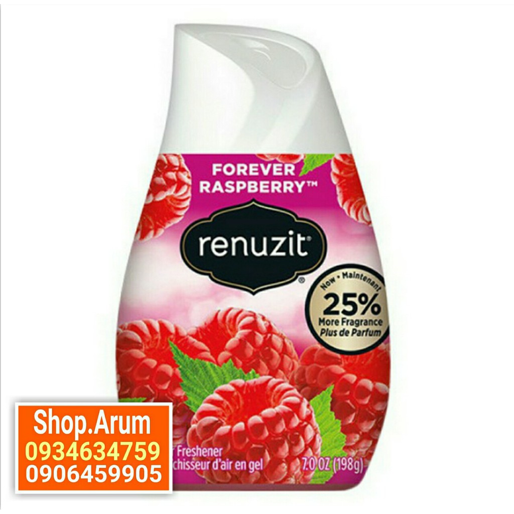 Sáp thơm phòng Renuzit Raspberry - Mỹ - 198g