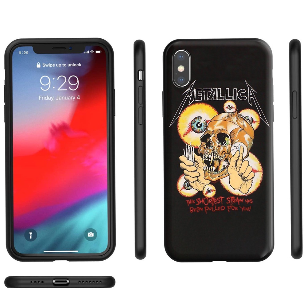 Ốp Điện Thoại Silicon Dẻo In Hình Nhóm Nhạc Sna METALLICA Cho Samsung Galaxy A20/A20S/A30/A30S/A10/A10S