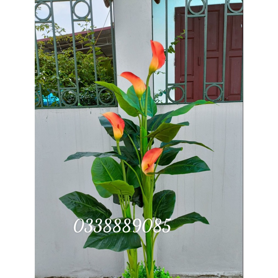 Cây giả- Cây hoa Rum  1,5m siêu đẹp