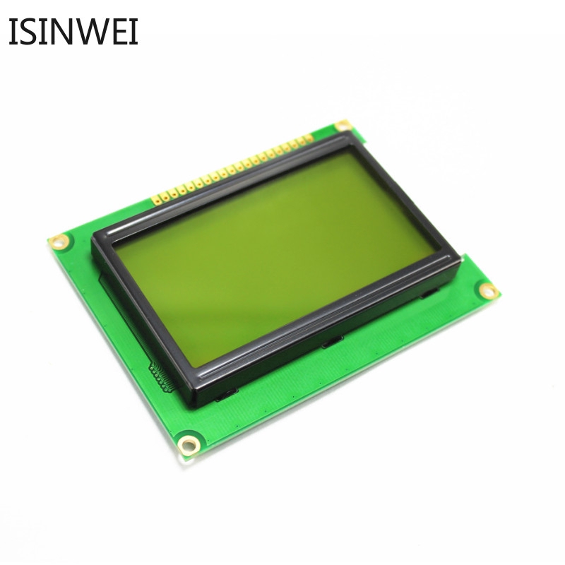 Màn hình LCD 12864 5V xanh vàng kèm đèn nền ST7920