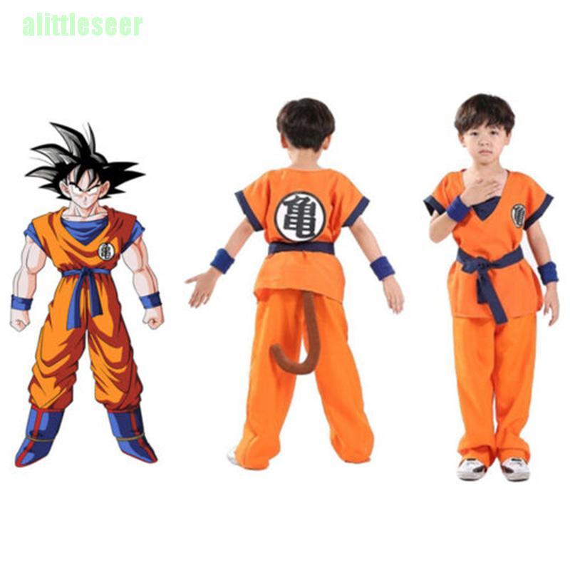 Bộ Trang Phục Hóa Trang Nhân Vật Son Goku Dành Cho Bé Trai