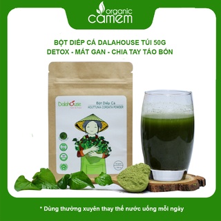 BỘT DIẾP CÁ DALAHOUSE 50gr - DETOX THẢI ĐỘC - NGĂN NGỪA MỤN ĐẸP DA - DƯỠNG DA THIÊN NHIÊN