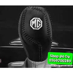 Bọc cần số các dòng xe MG ZS, HS, MG 5 bằng da bò thật khâu thủ công, mẫu thiết kế mới nhất thị trường hiện nay