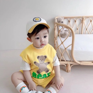 bộ gấu bear tay trắng bé trai