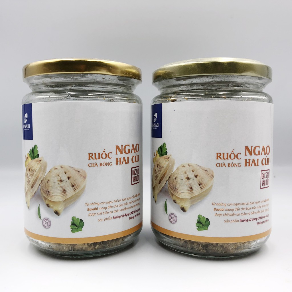 Ruốc Ngao 2 Cùi, Đặc Sản Vân Đồn, Lọ 100g