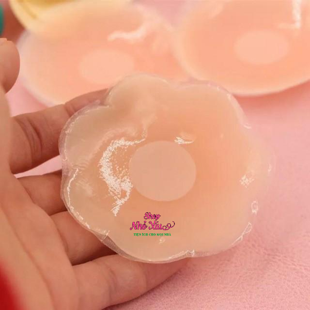 Hộp 5 đôi dán ngực Silicon dùng lại được nhiều lần - Miếng dán ngực - miếng dán ti