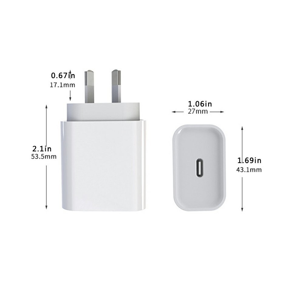 Củ Sạc Thông Minh 18w Cho Iphone 12