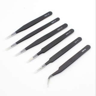 Bộ 6 Nhíp Sửa Chữa Bằng Thép Không Gỉ Chống Tĩnh Điện