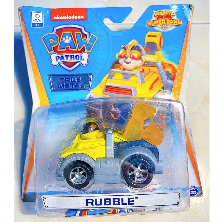 Xe chó cứu hộ Marshall - Paw Patrol Full box - True Metal - Hàng chính hãng Spin Master - Hasbro