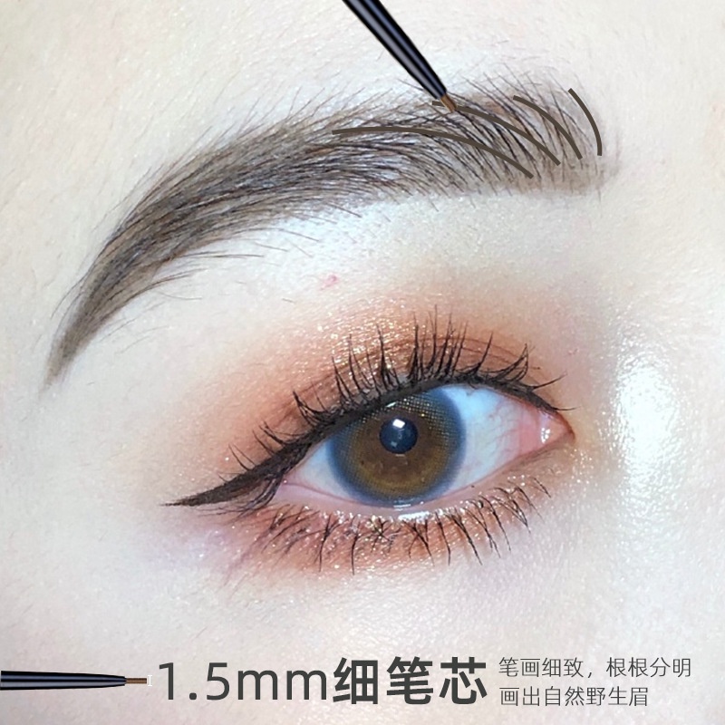 Chì Kẻ Lông Mày Hai Đầu Siêu Mịn Flortte
