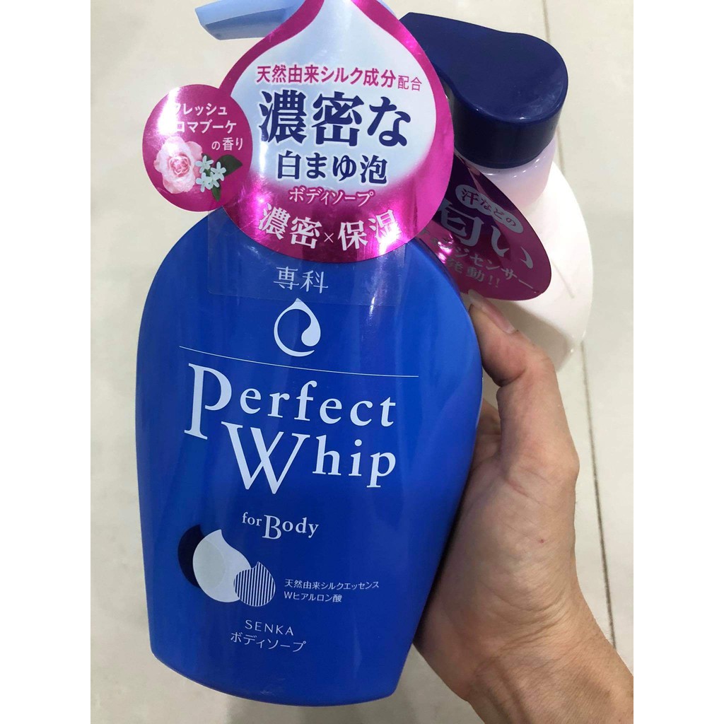Sữa tắm Perfect Whip Senka xách tay Nhật Thể tích 500ml