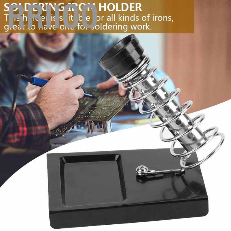 Rriioo 1pc Universal Soldering Iron Gun Stand Support Holder Station Metal Base Bracket