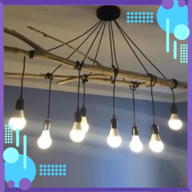 Đèn chùm: Bộ đèn 8 đui /10 đui /15 đui treo trần trang trí quán cafe( chưa gồm bóng)
