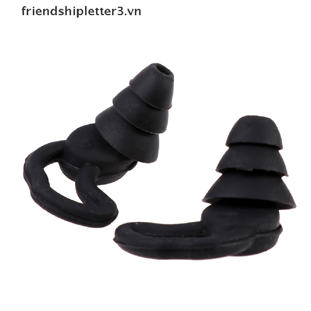 1 Cặp Nút Bịt Tai Giảm Tiếng Ồn Bằng Silicone Mềm