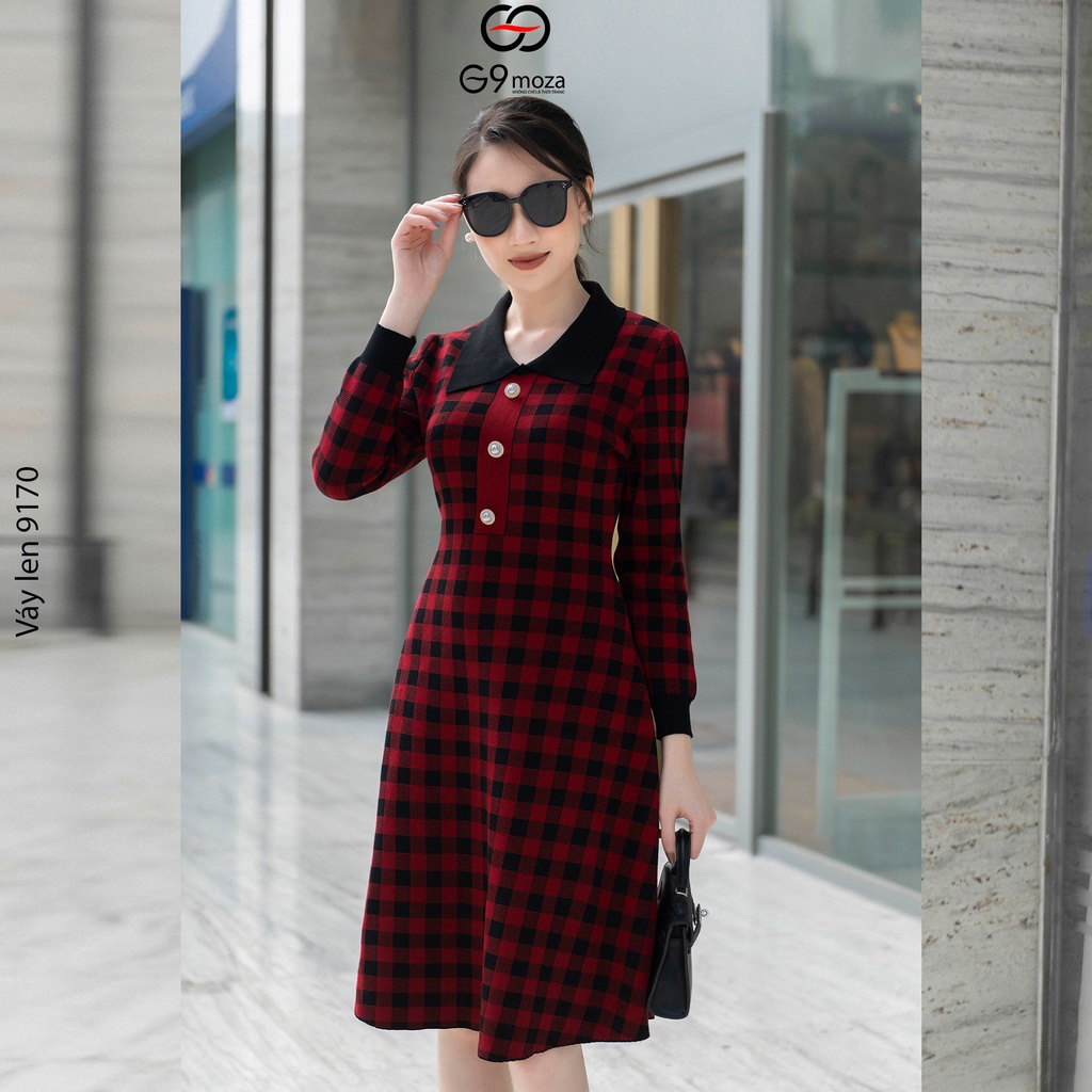 Đầm len tay dài 9170 G9moza