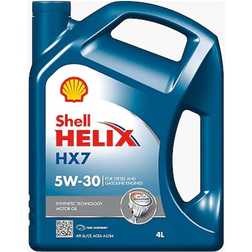 Dầu nhớt  cao cấp Shell Helix HX7 5W30 4L