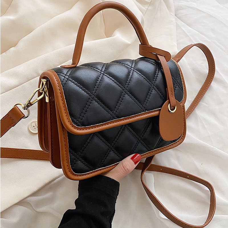 Túi đeo vai IELGY hình vuông cỡ nhỏ phong cách thời trang cho nữ