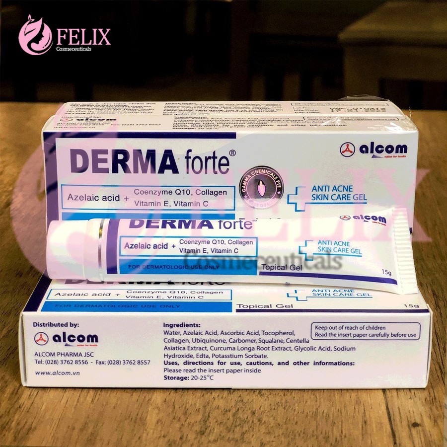 ✅[CHÍNH HÃNG] Derma Forte Gel 15g - Ngừa Mụn Thâm, Mụn Trứng Cá, Mụn Ẩn, Mụn Đầu Đen | BigBuy360 - bigbuy360.vn
