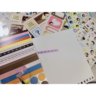 Set stickers trang trí sổ
