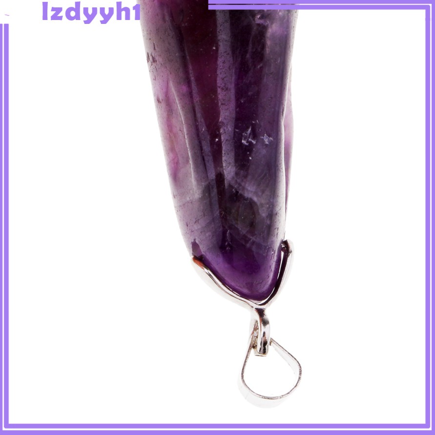 Mặt Dây Chuyền Bằng Đá Thạch Anh Tím Tự Nhiên Dùng Làm Quà Tặng Giáng Sinh / Đám Cưới