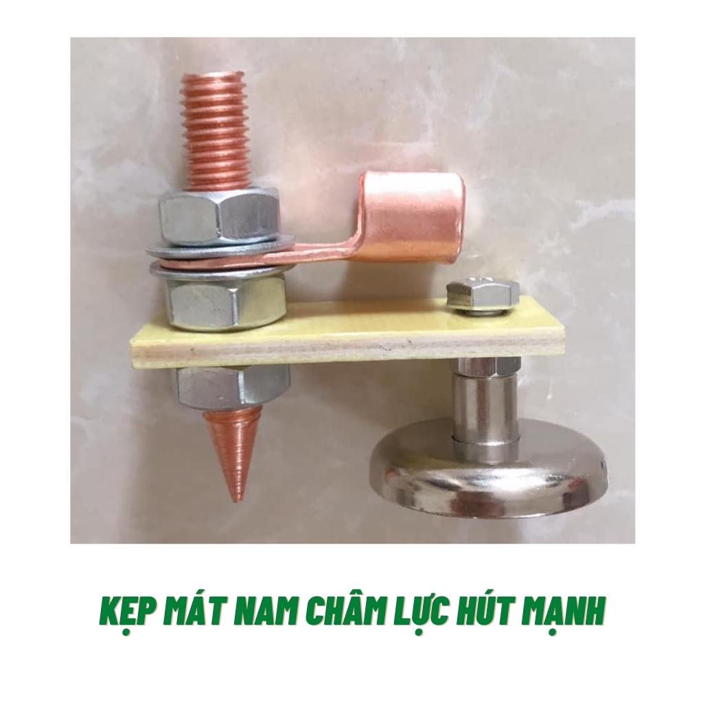 Kẹp Mát Nam Châm Lực Hút Siêu Mạnh Dùng Cho Máy Hàn Cắt Đến 500A