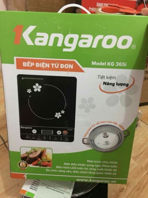 Bếp từ Kangaroo tặng kèm nồi