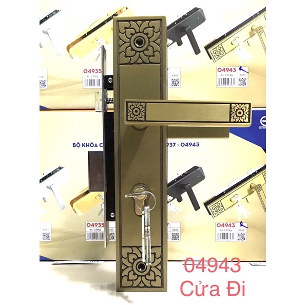 Hot - Khoá Cửa Đi 2-4 cánh cao cấp Việt Tiệp 04943 - Bảo hành 3 năm