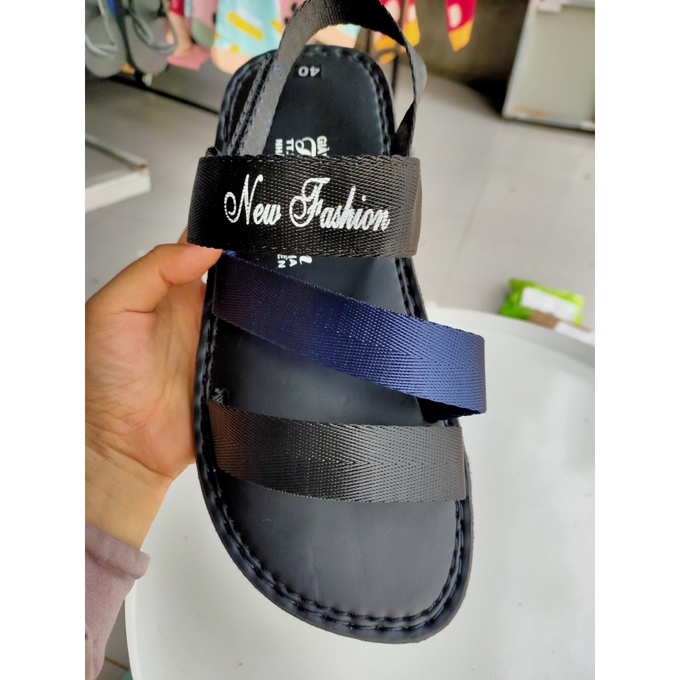 (XẢ KHO)Giày Sandal quai dù đế may siêu bền nhiều màu size 39-43