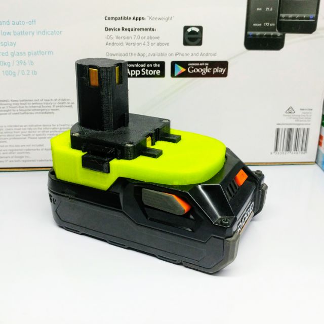Đế chuyển pin Aeg/Ridgid cho máy Ryobi